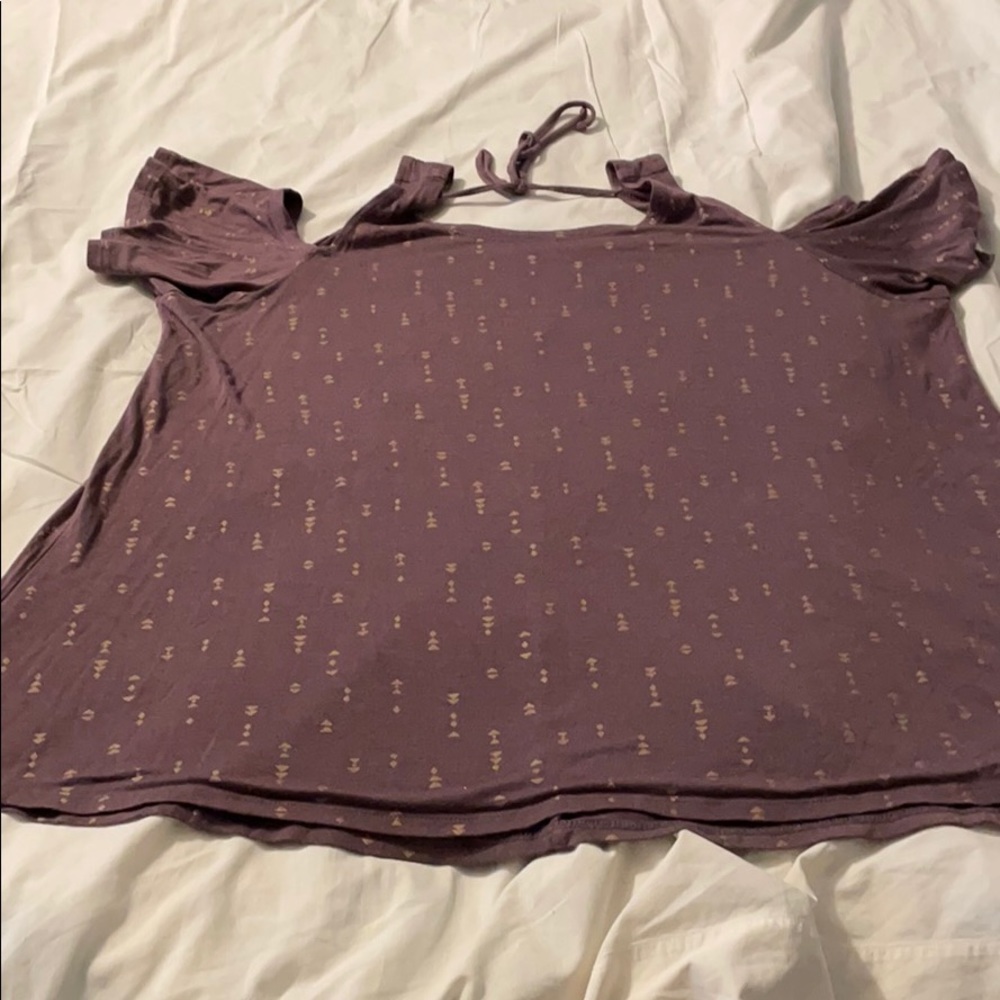 Cold shoulder tie back top, Maurices L